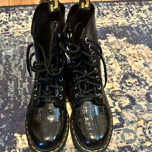 Croc embossed Dr Martens